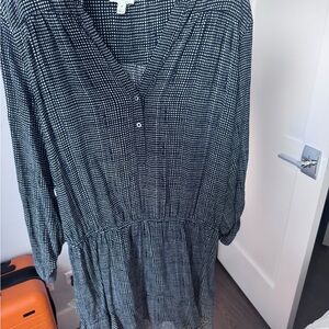 Soft Joie Monochrome Long Sleeve Dress